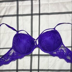 Victoria's Secret Vibrant Purple Lace Bra